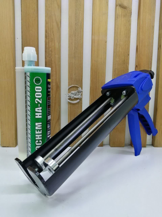 گان دستی تزریق چسب کاشت میلگرد