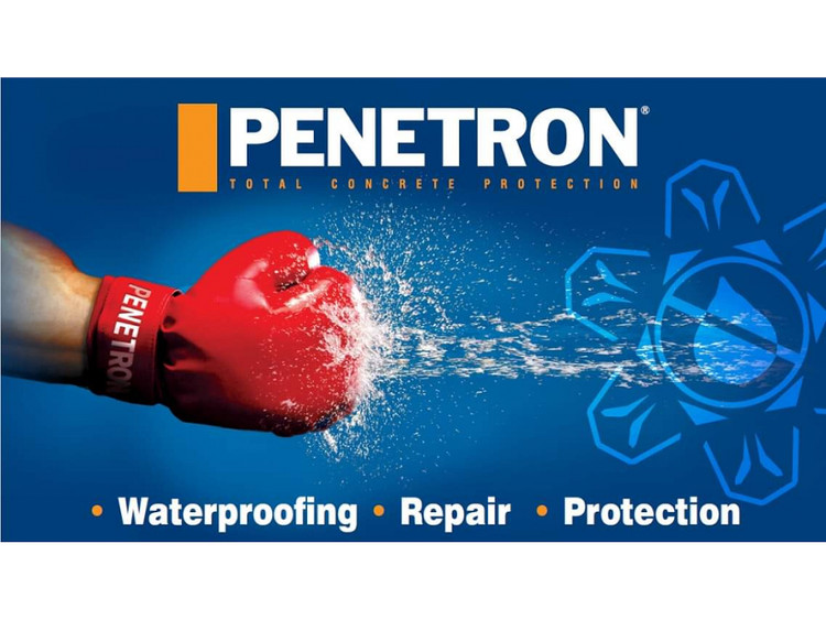 پوشش نفوذگر کریستالشونده پنترون PENETRON ۲۵ کیلویی کلینیک بتن ایران نمایندگی انحصاری