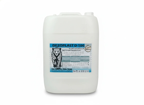 فوقروانکننده کربوکسیلاتی بتن D100 کلینیک بتن ایران - محصول اقتصادی و با کیفیت بالا