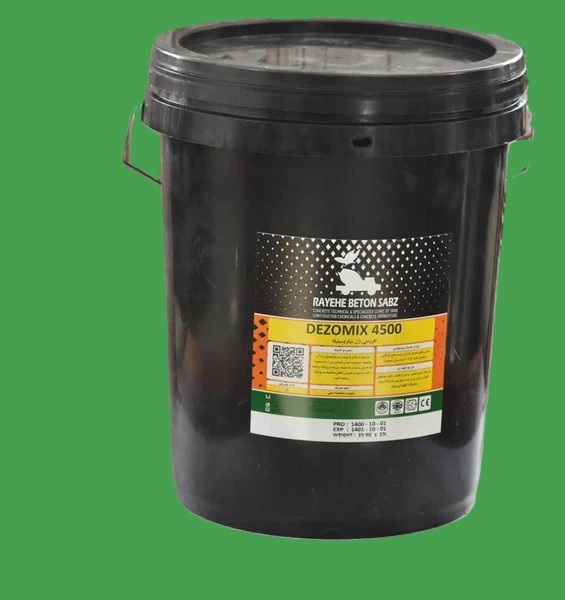 افزودنی ژل میکروسیلیس الیافدار DEZOMIX 4500 کلینیک بتن ایران ۲۵ کیلویی برای بتن با دوام بالا
