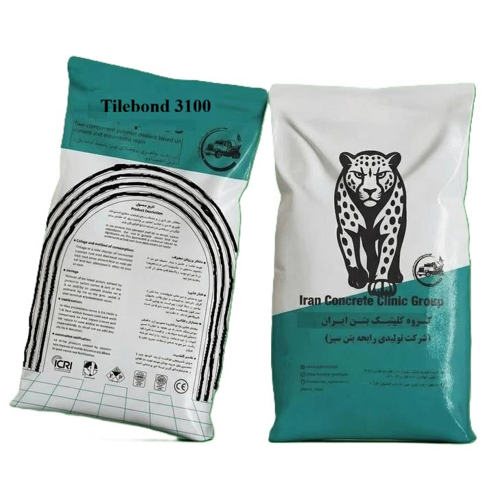 چسب کاشی پودری Tilebond 3100 25 کیلوگرمی کلینیک بتن ایران