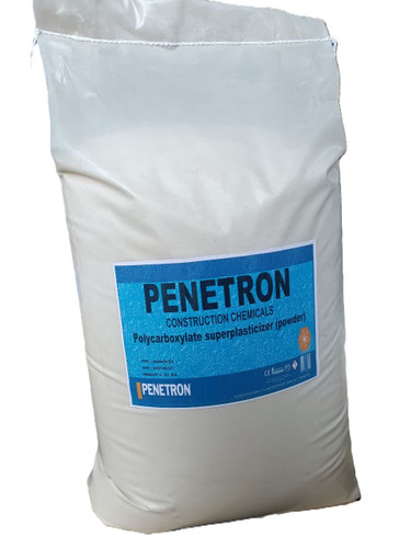 فوقروانکننده پودری بر پایه کربوکسیلات (Penetron) - 20 کیلوگرمی | کلینیک بتن ایران