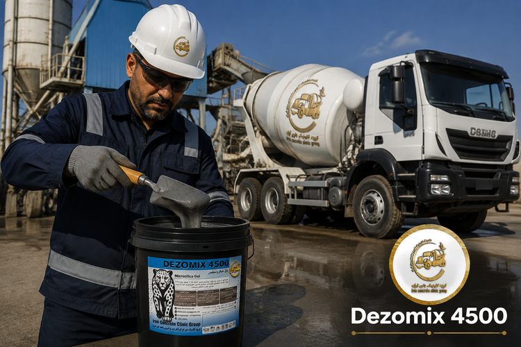 افزودنی ژل میکروسیلیس الیاف دار DEZOMIX 4500