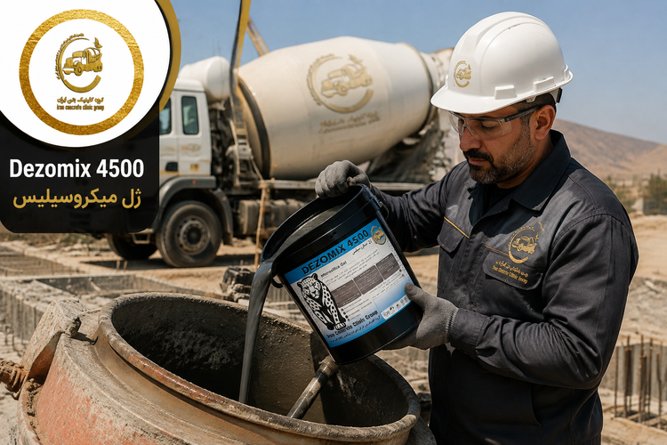 افزودنی ژل میکروسیلیس الیاف دار DEZOMIX 4500