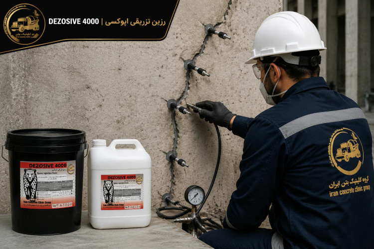 رزین تزریقی اپوکسی Dezosive4000