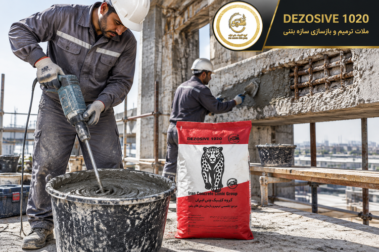 ملات تعمیری بر پایه سیمان Dezosive 1020